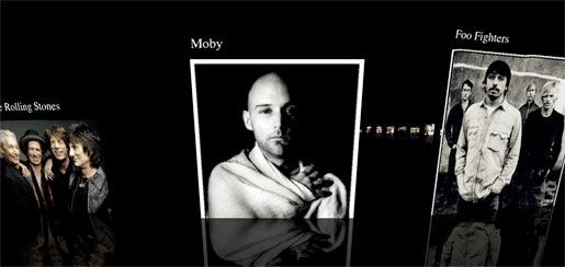 Close up on an album cover
