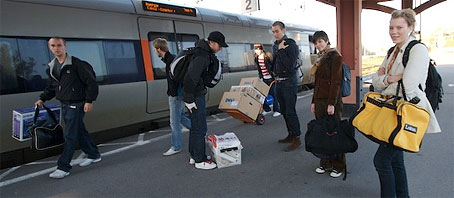 Crew 12 at the trainstation
